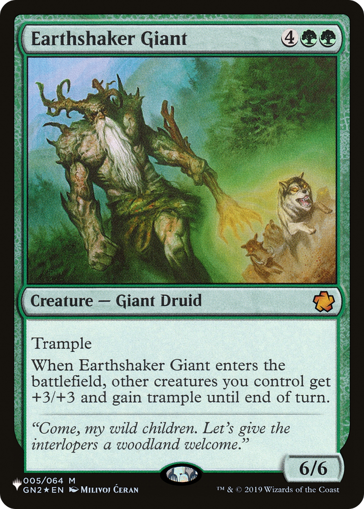Earthshaker Giant [The List] Magic: The Gathering