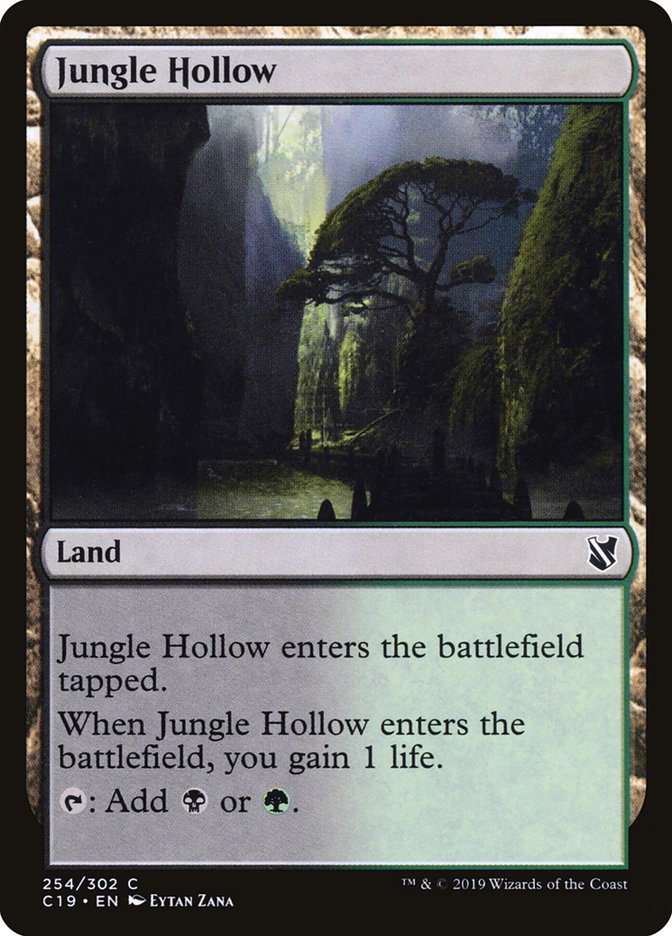 Jungle Hollow [Commander 2019] Magic: The Gathering