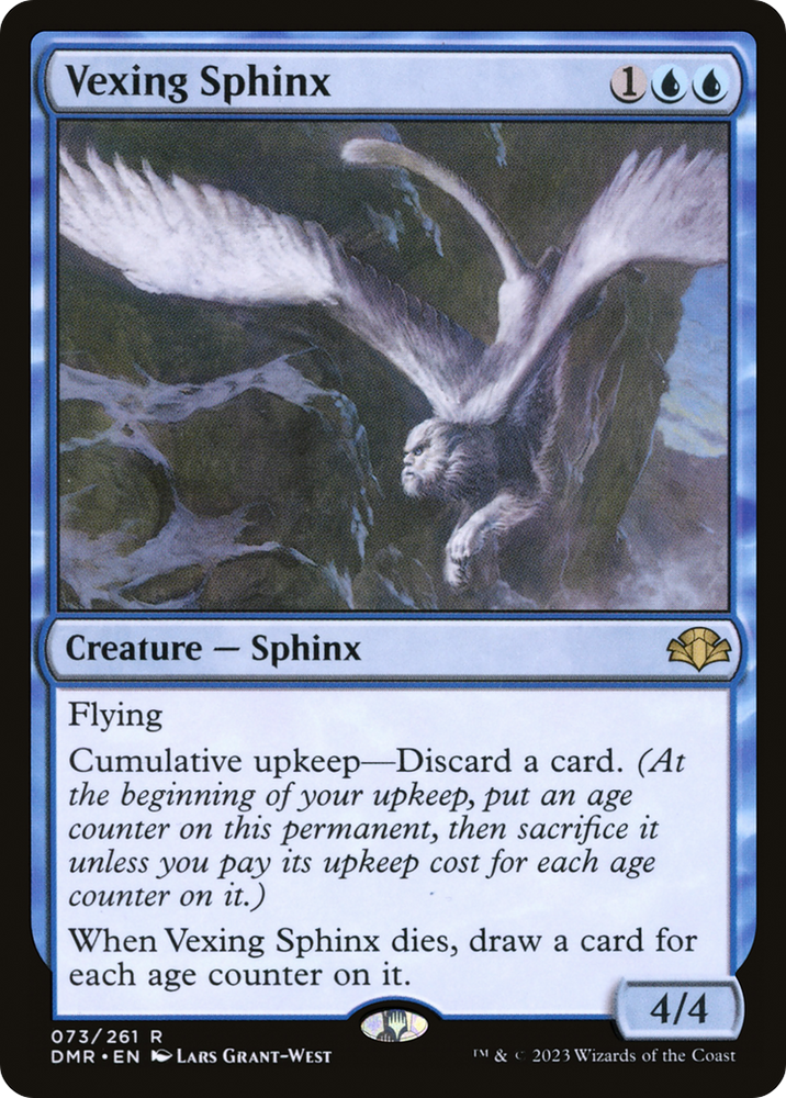Vexing Sphinx [Dominaria Remastered] Magic: The Gathering