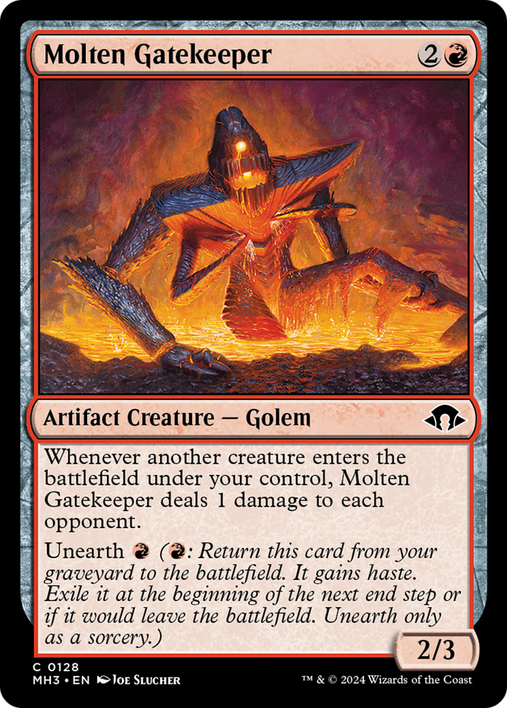 Molten Gatekeeper [Modern Horizons 3] Magic: The Gathering