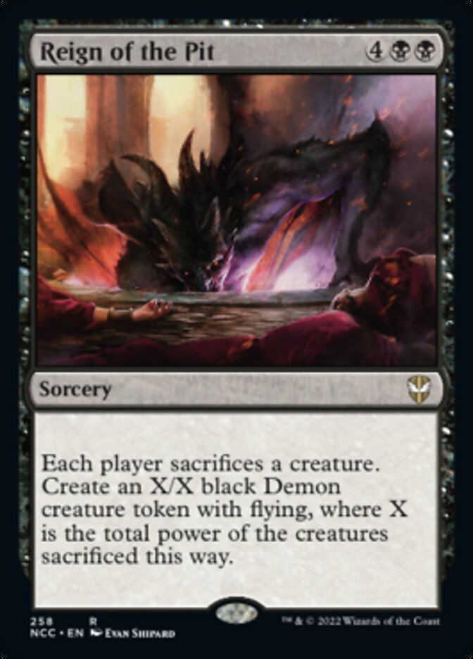 Reign of the Pit [Streets of New Capenna Commander] Magic: The Gathering