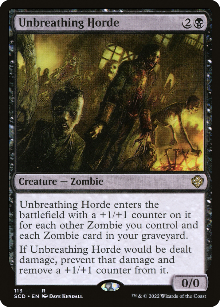 Unbreathing Horde [Starter Commander Decks] Magic: The Gathering