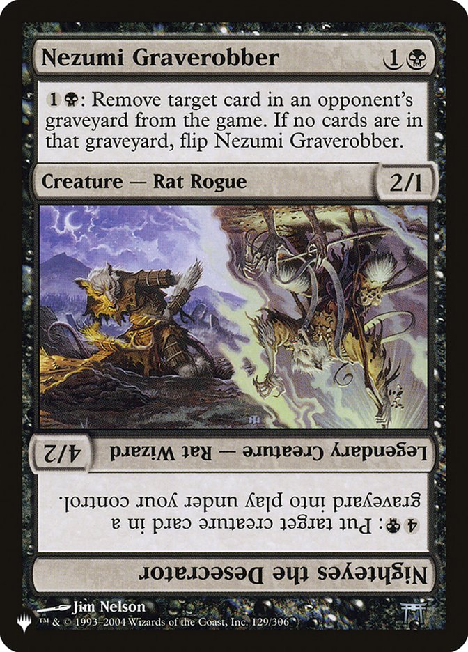 Nezumi Graverobber // Nighteyes the Desecrator [The List] Magic: The Gathering