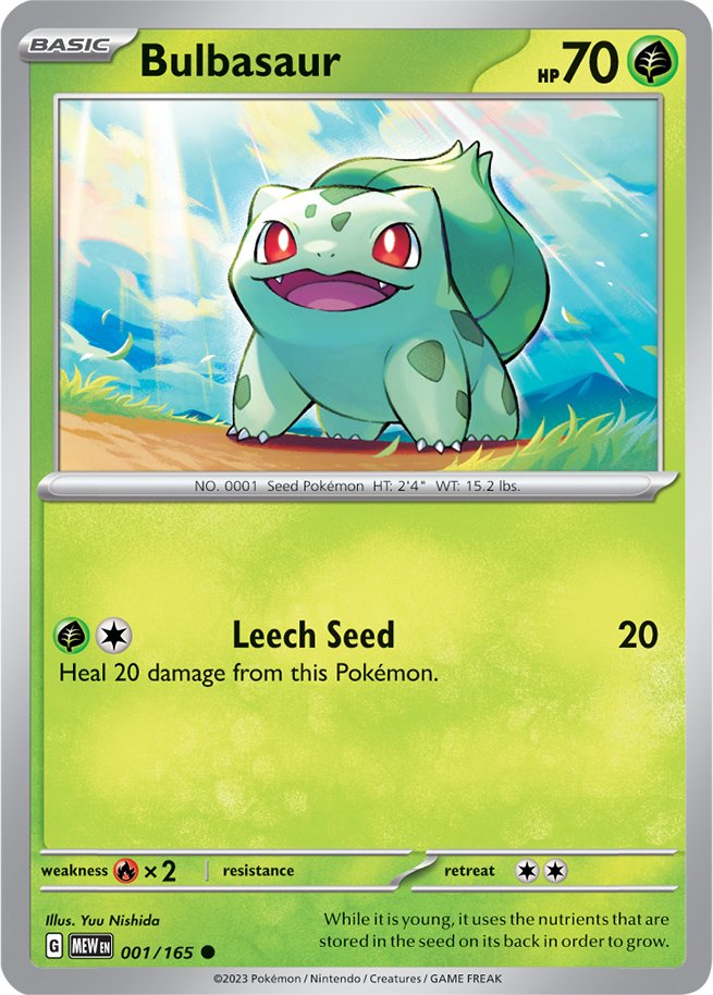 Bulbasaur (001/165) [Scarlet & Violet 151] Pokémon
