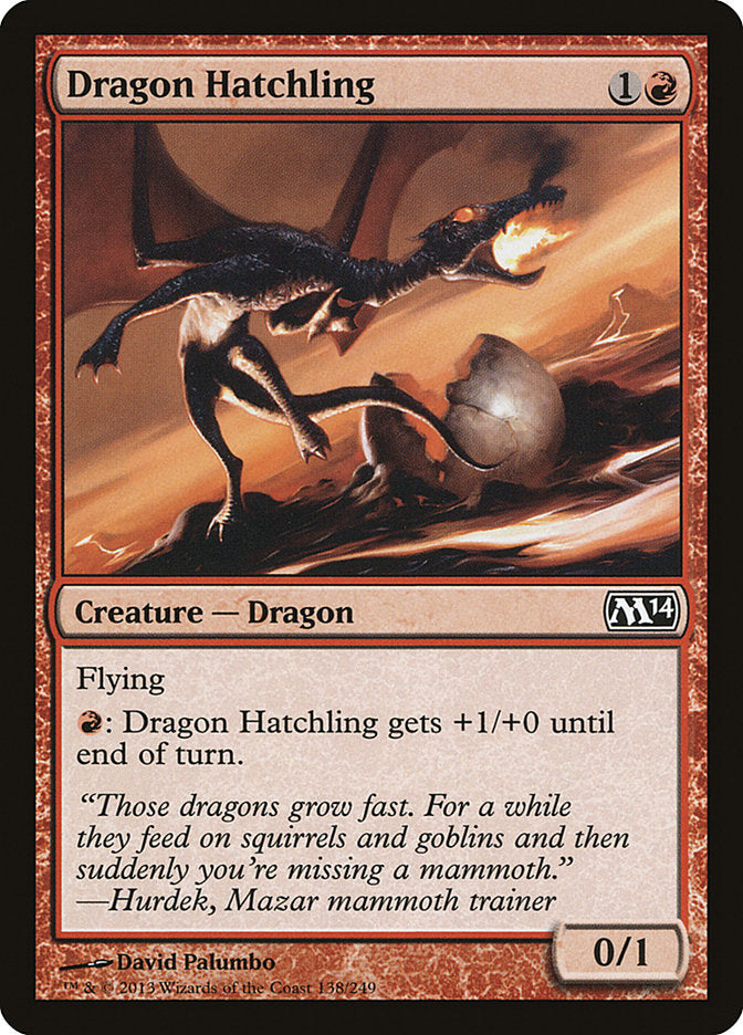 Dragon Hatchling [Magic 2014] Magic: The Gathering