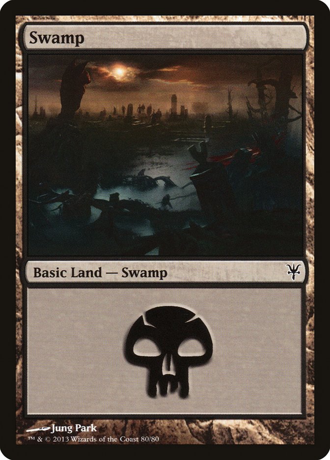 Swamp (80) [Duel Decks: Sorin vs. Tibalt] Magic: The Gathering