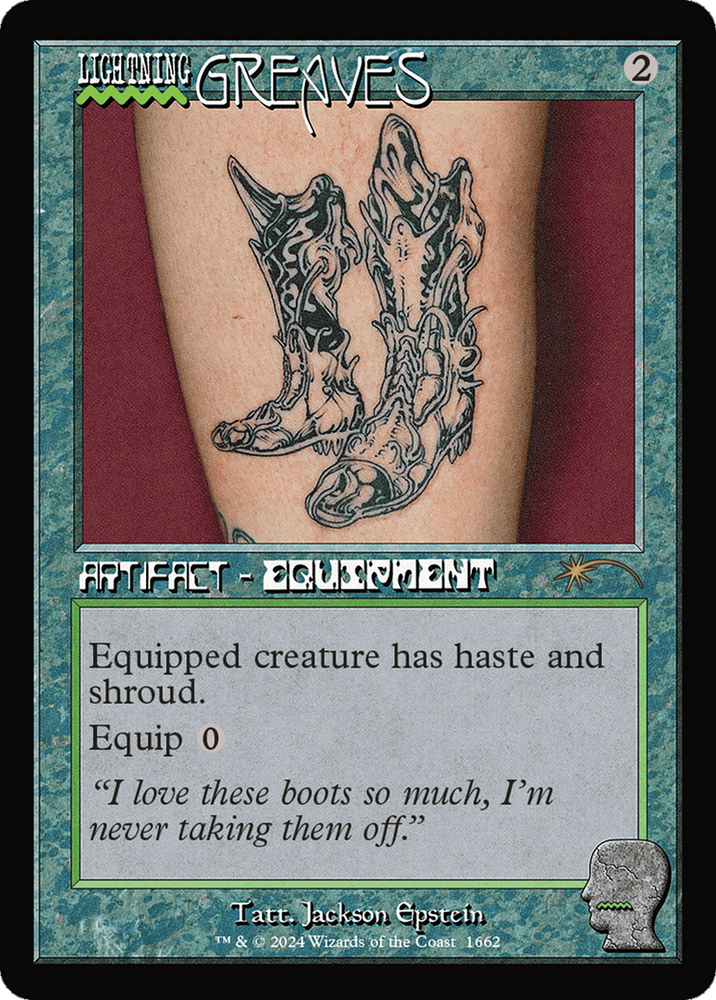 Lightning Greaves (1662) (Rainbow Foil) [Secret Lair Drop Series] Magic: The Gathering