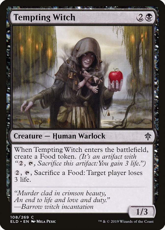 Tempting Witch [Throne of Eldraine] Magic: The Gathering