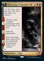 Hidetsugu Consumes All // Vessel of the All-Consuming (Extended Art) [Kamigawa: Neon Dynasty] Magic: The Gathering