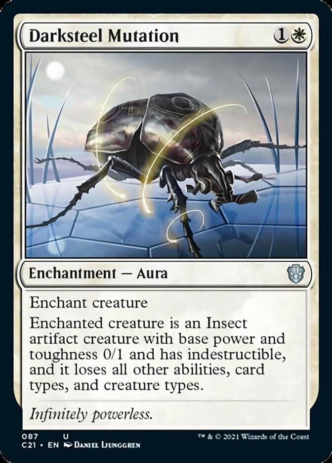 Darksteel Mutation [Commander 2021] Magic: The Gathering
