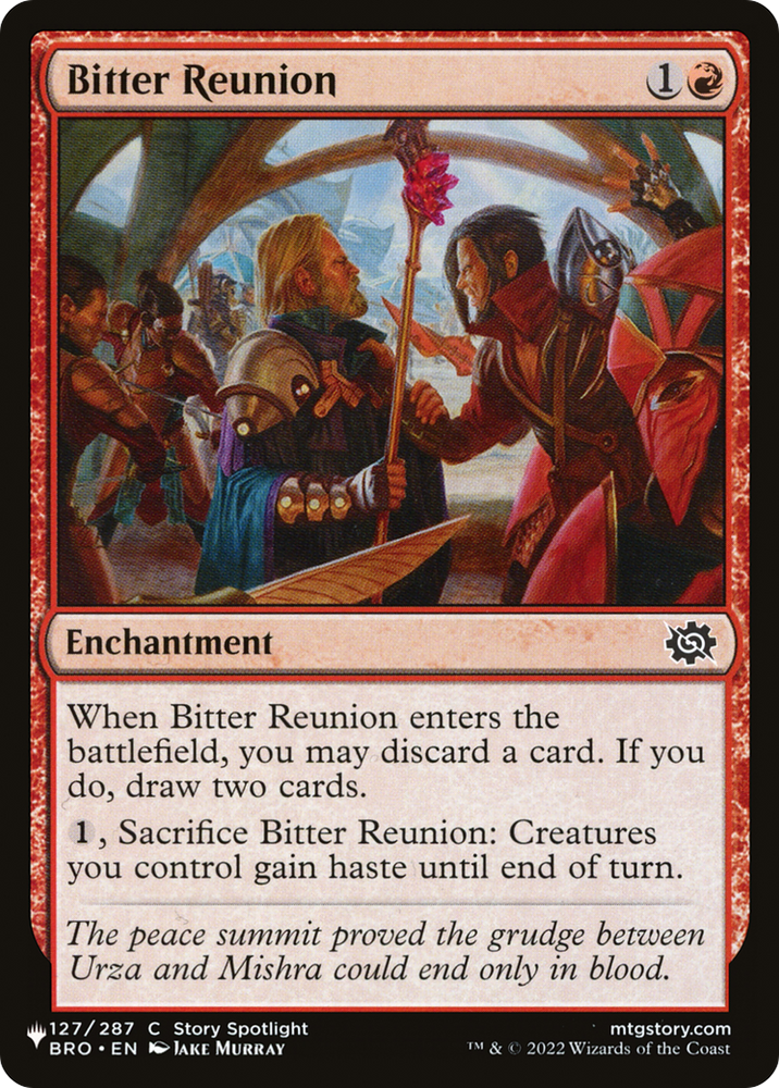 Bitter Reunion [The List] Magic: The Gathering