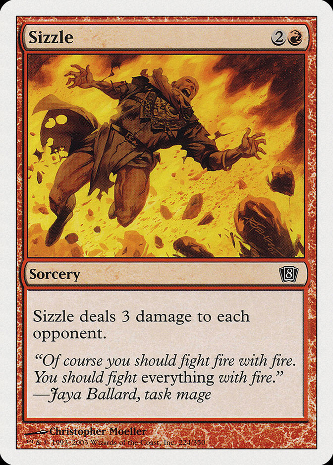 Sizzle [Eighth Edition] Magic: The Gathering