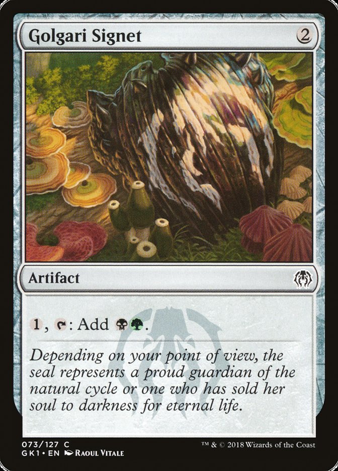 Golgari Signet [Guilds of Ravnica Guild Kit] Magic: The Gathering