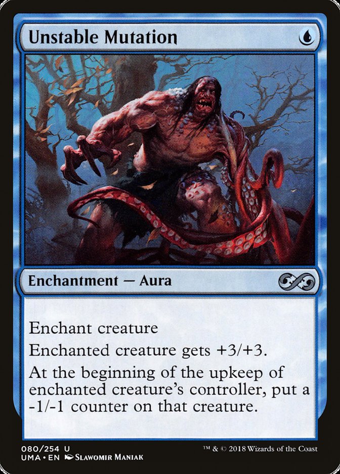 Unstable Mutation [Ultimate Masters] Magic: The Gathering