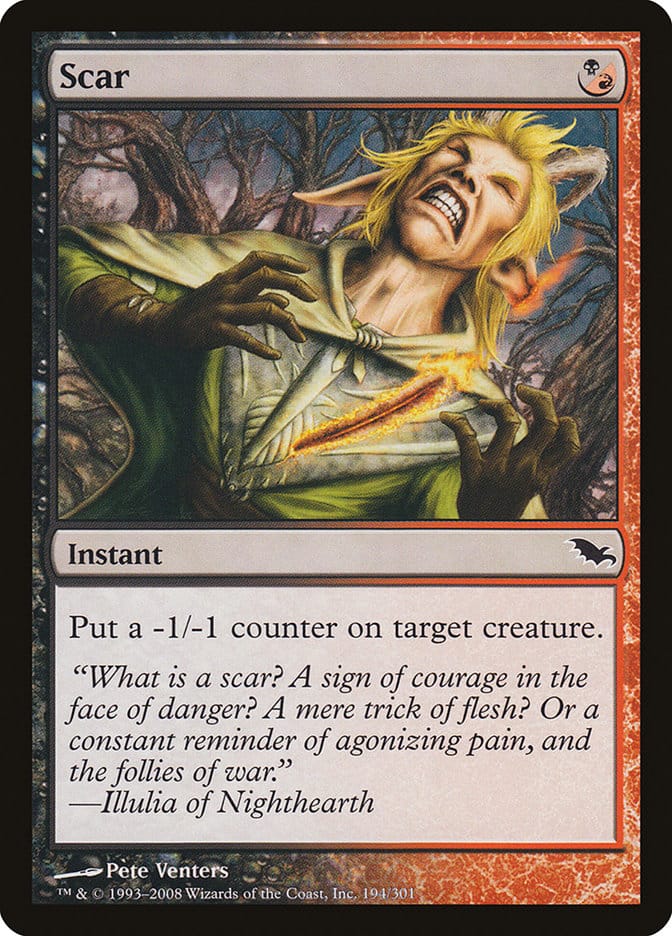 Scar [Shadowmoor] Magic: The Gathering