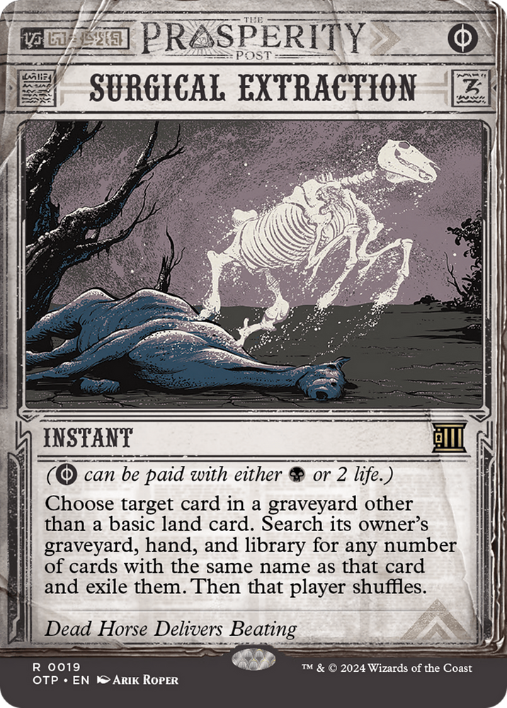 Surgical Extraction [Outlaws of Thunder Junction: Breaking News] Magic: The Gathering