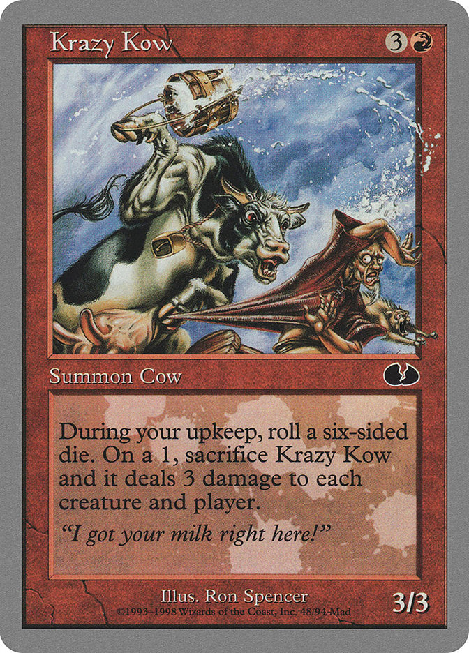 Krazy Kow [Unglued] Magic: The Gathering