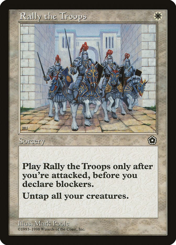 Rally the Troops [Portal Second Age] Magic: The Gathering