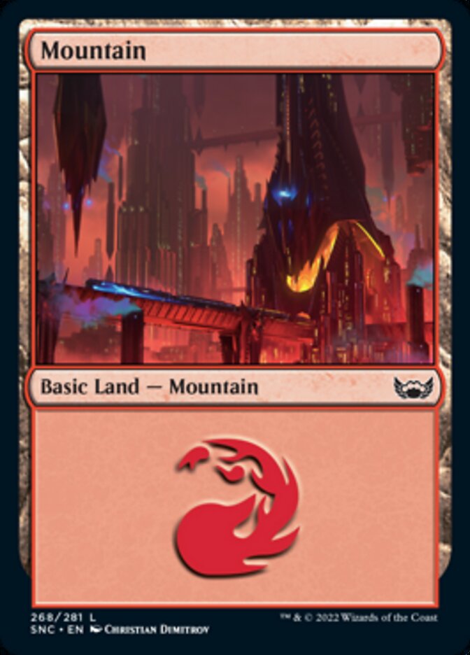 Mountain (268) [Streets of New Capenna] Magic: The Gathering