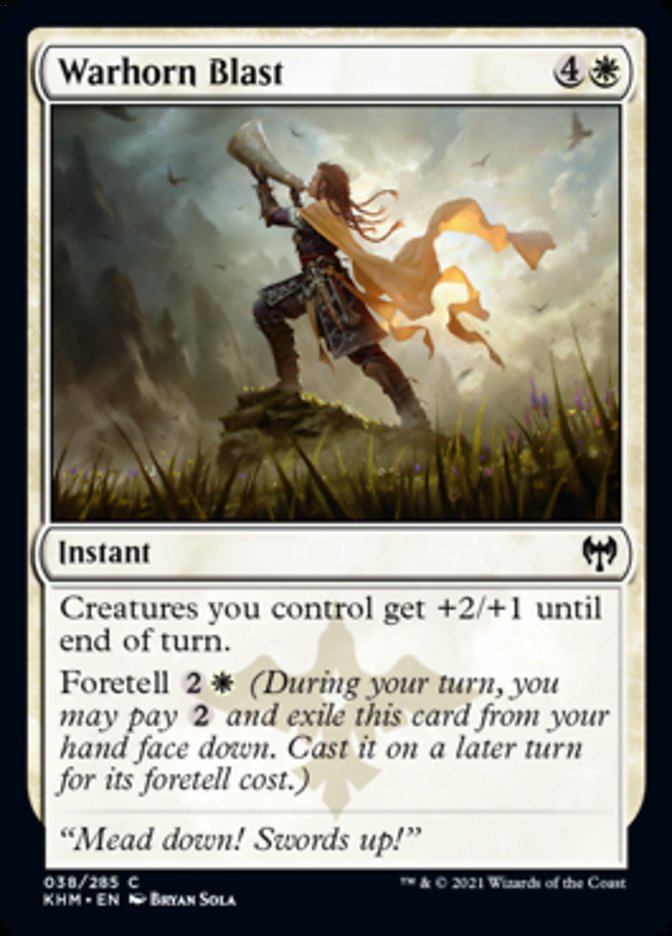 Warhorn Blast [Kaldheim] Magic: The Gathering