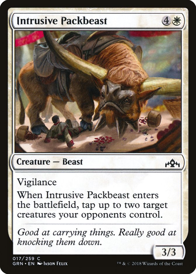 Intrusive Packbeast [Guilds of Ravnica] Magic: The Gathering