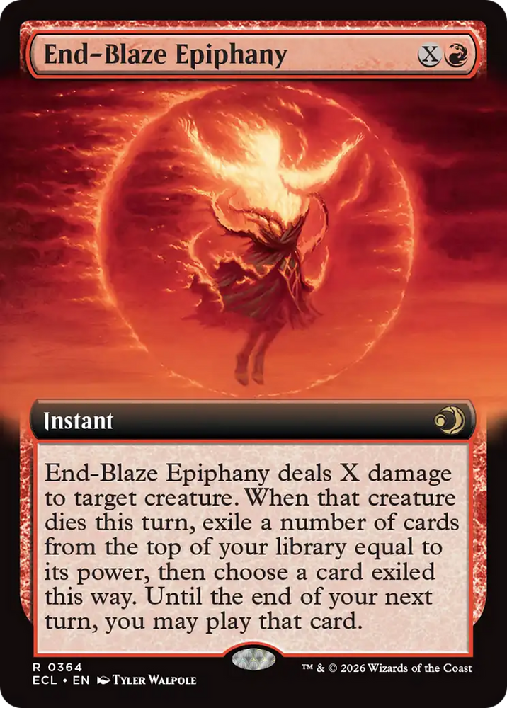 End-Blaze Epiphany (Extended Art) [Lorwyn Eclipsed] Magic: The Gathering