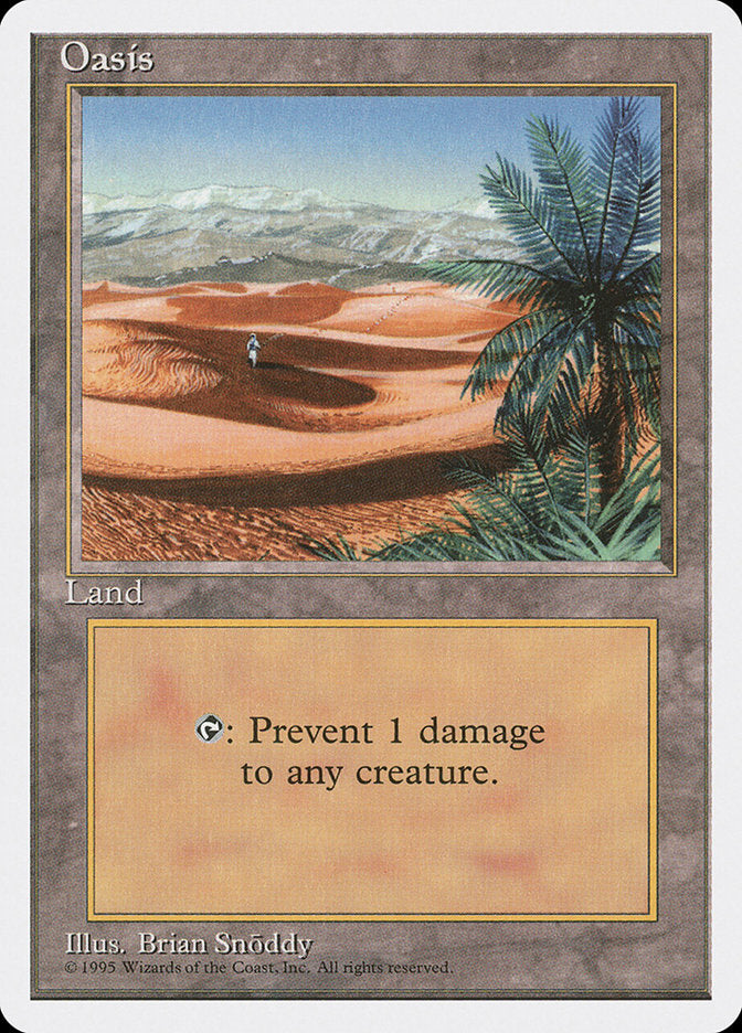 Oasis [Fourth Edition] Magic: The Gathering