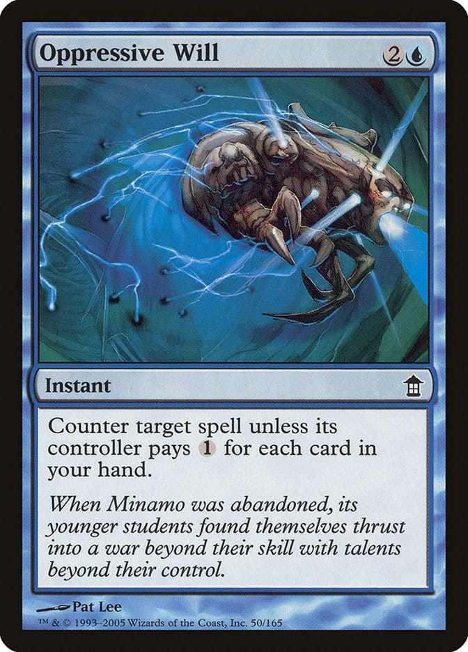 Oppressive Will [Saviors of Kamigawa] Magic: The Gathering