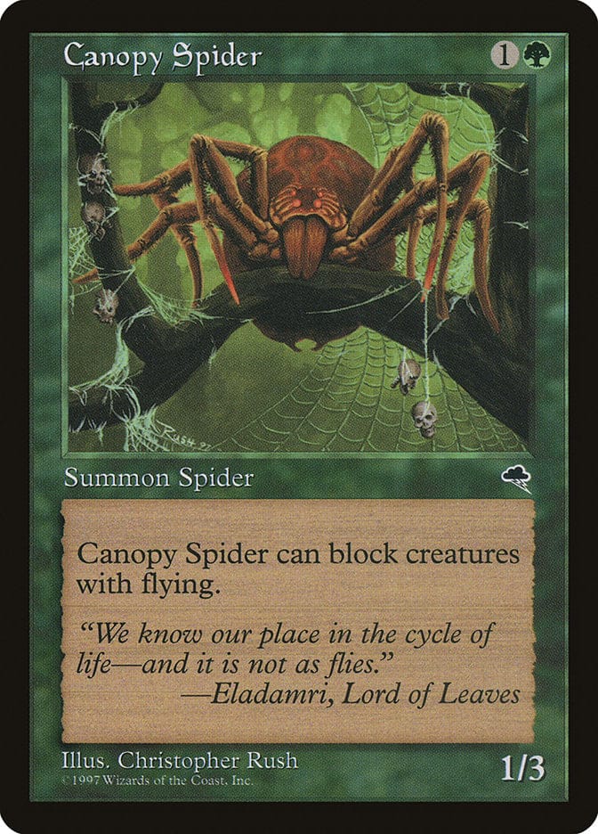 Canopy Spider [Tempest] Magic: The Gathering