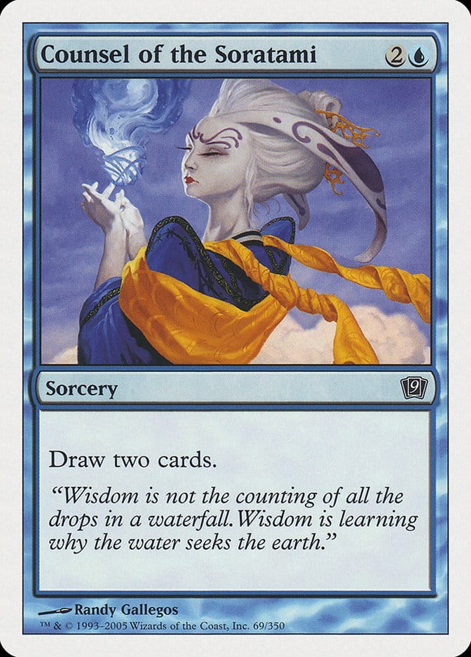 Counsel of the Soratami [Ninth Edition] Magic: The Gathering