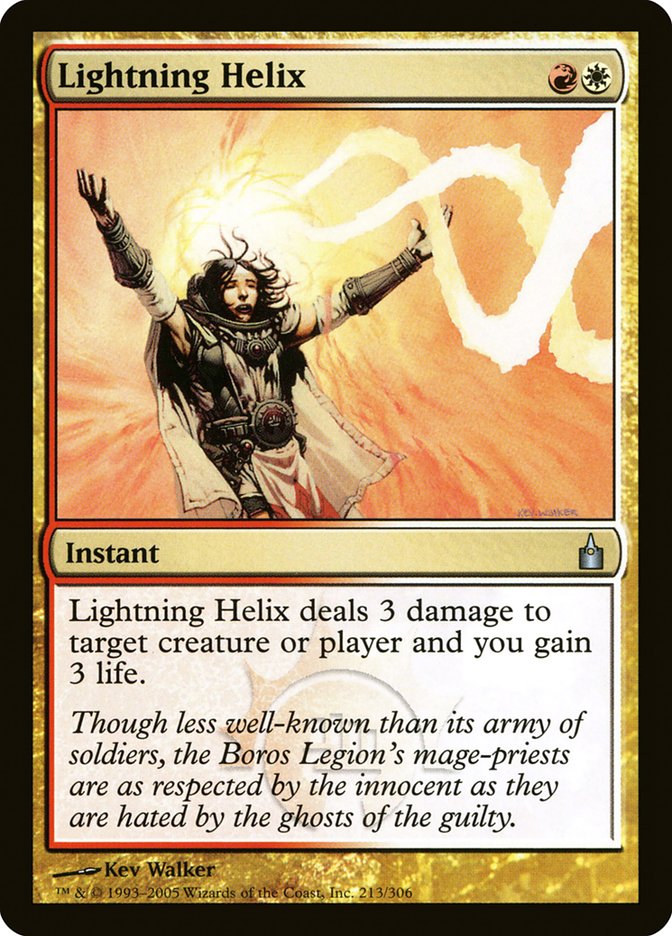 Lightning Helix [Ravnica: City of Guilds] Magic: The Gathering