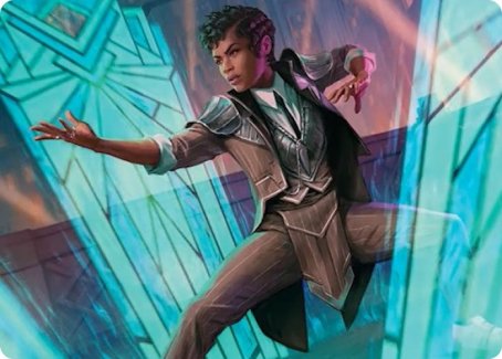 Dapper Shieldmate Art Card [Streets of New Capenna Art Series] Magic: The Gathering
