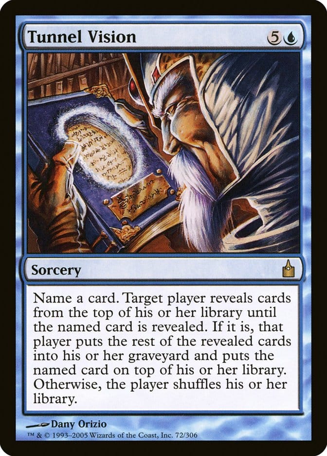 Tunnel Vision [Ravnica: City of Guilds] Magic: The Gathering