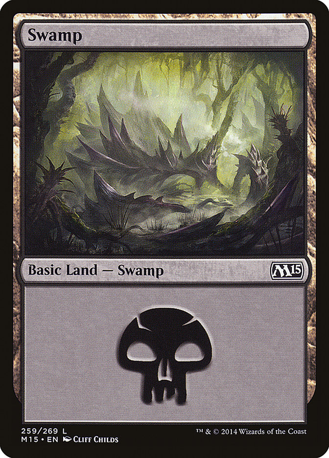 Swamp (259) [Magic 2015] Magic: The Gathering