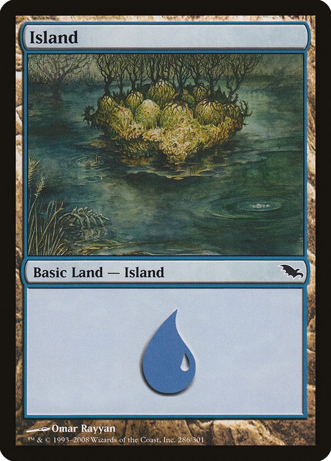 Island (286) [Shadowmoor] Magic: The Gathering