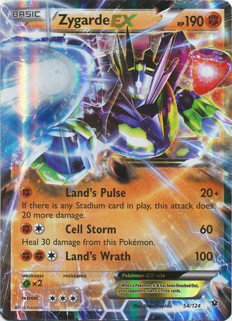 Zygarde EX (54/124) (Jumbo Card) [XY: Fates Collide] Pokémon
