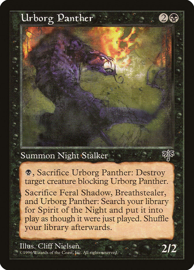 Urborg Panther [Mirage] Magic: The Gathering