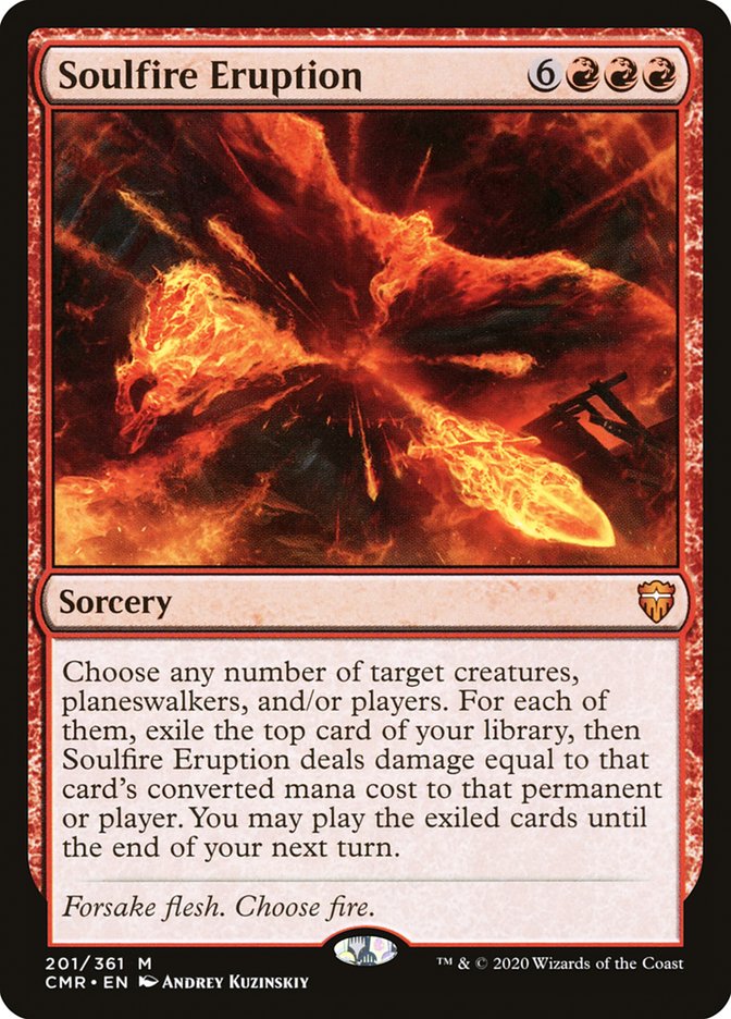 Soulfire Eruption [Commander Legends] Magic: The Gathering