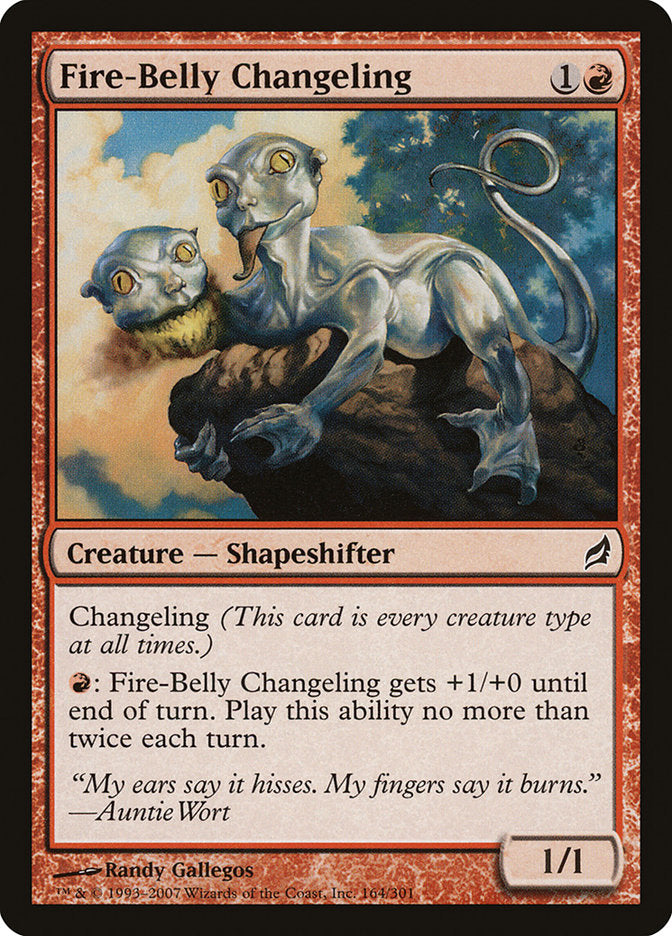 Fire-Belly Changeling [Lorwyn] Magic: The Gathering