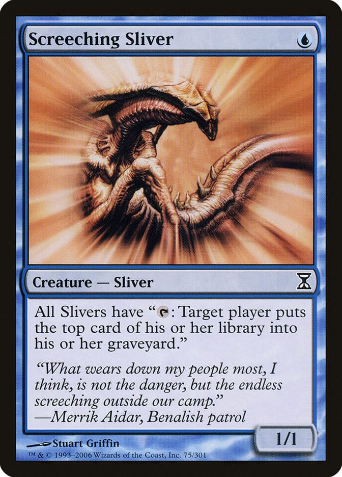 Screeching Sliver [Time Spiral] Magic: The Gathering