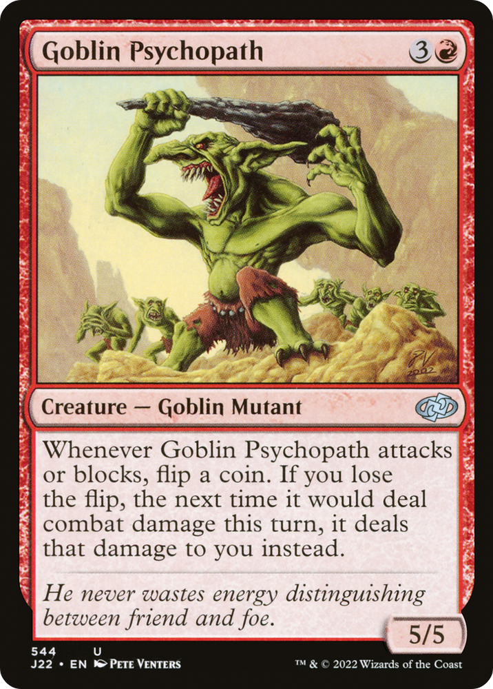 Goblin Psychopath [Jumpstart 2022] Magic: The Gathering