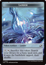 Robot // Lander (0005) Double-Sided Token [Edge of Eternities Tokens] Magic: The Gathering