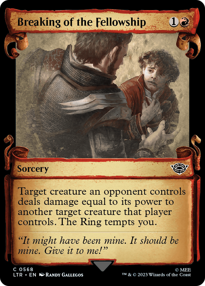 Breaking of the Fellowship [The Lord of the Rings: Tales of Middle-Earth Showcase Scrolls] Magic: The Gathering