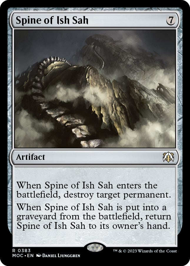 Spine of Ish Sah [March of the Machine Commander] Magic: The Gathering