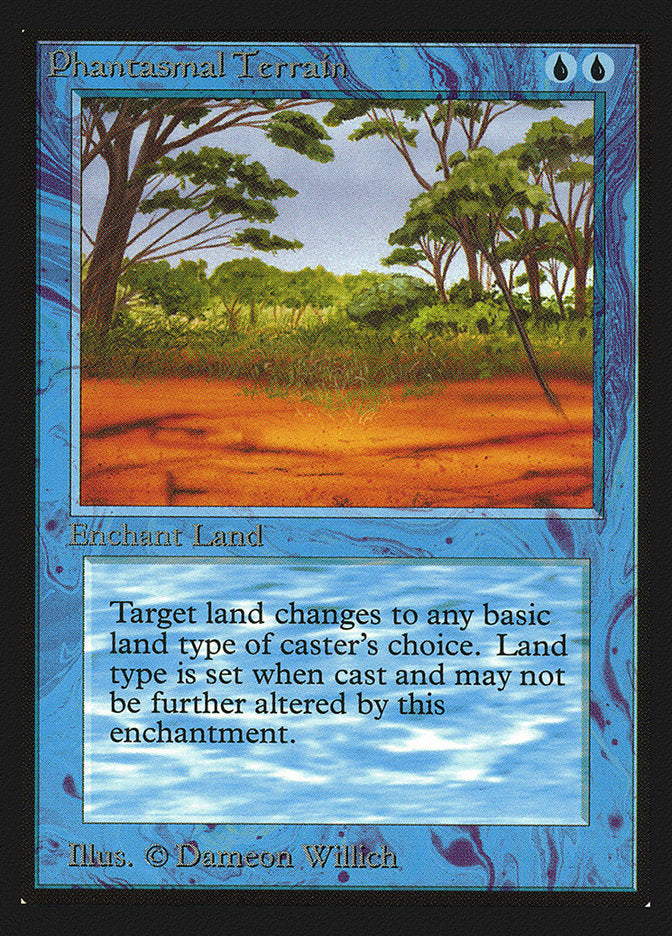 Phantasmal Terrain [International Collectors' Edition] Magic: The Gathering
