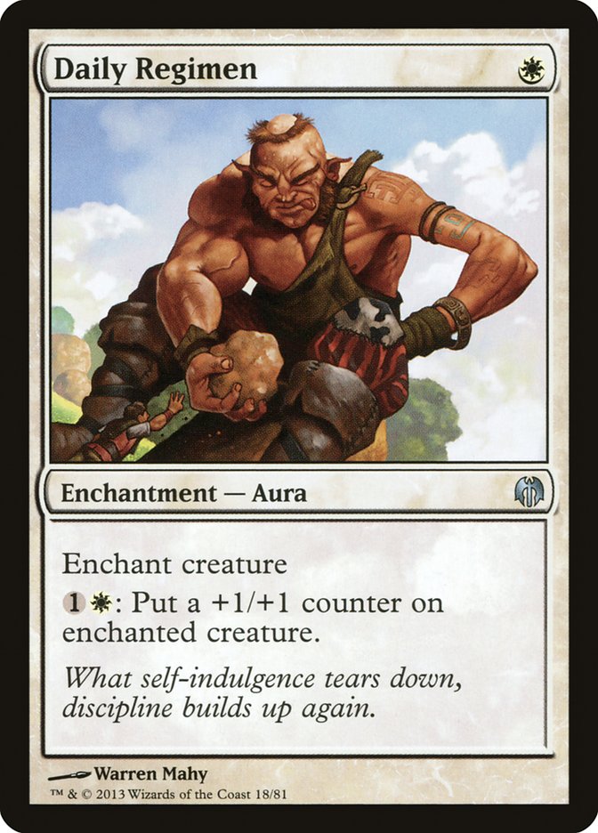 Daily Regimen [Duel Decks: Heroes vs. Monsters] Magic: The Gathering