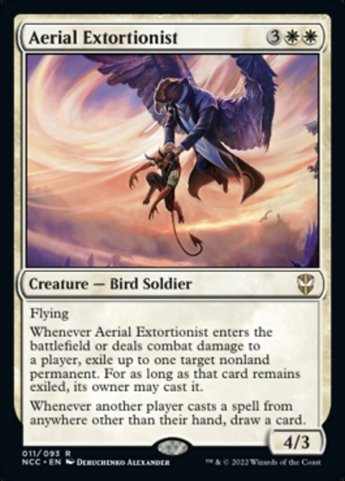 Aerial Extortionist [Streets of New Capenna Commander] Magic: The Gathering