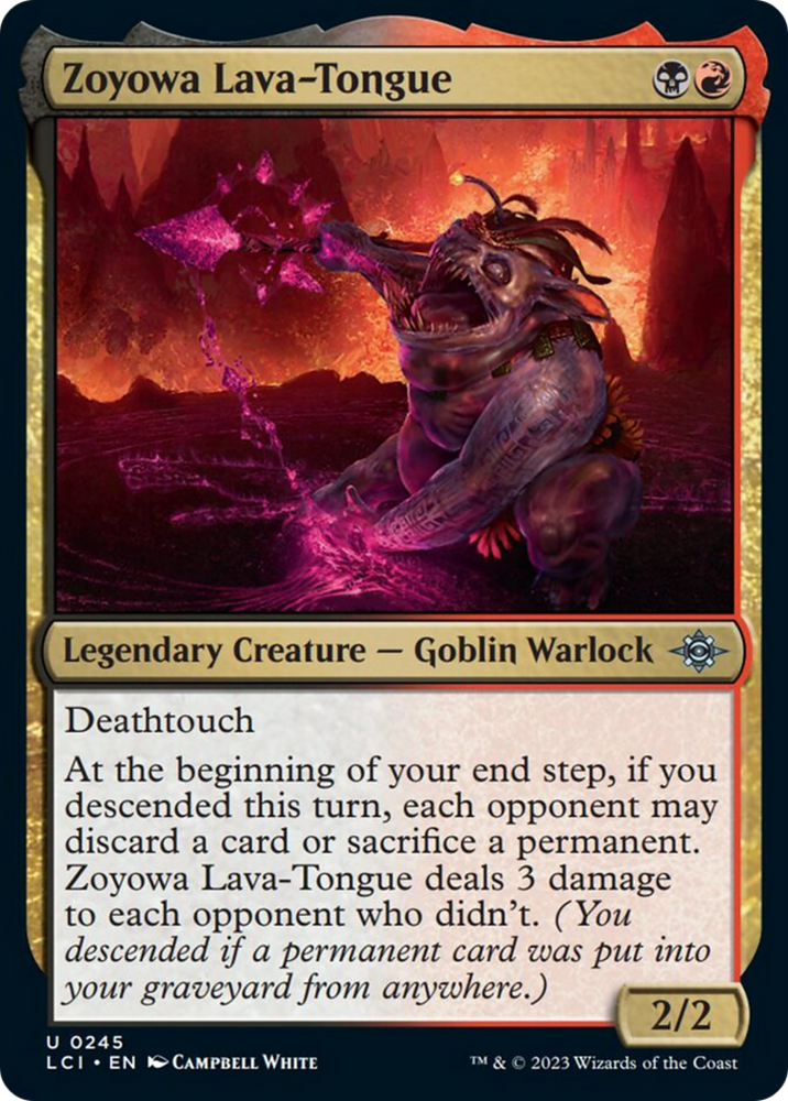 Zoyowa Lava-Tongue [The Lost Caverns of Ixalan] Magic: The Gathering