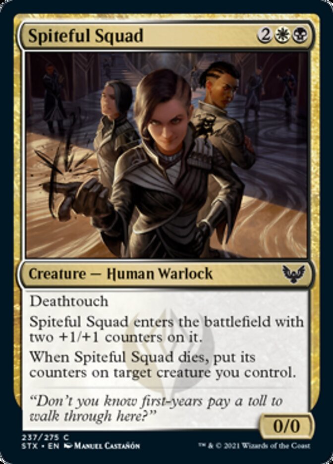 Spiteful Squad [Strixhaven: School of Mages] Magic: The Gathering