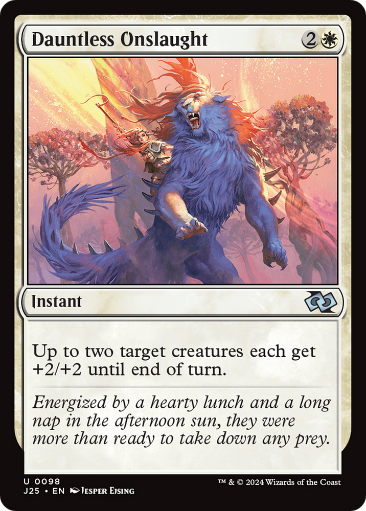 Dauntless Onslaught [Foundations Jumpstart] Magic: The Gathering